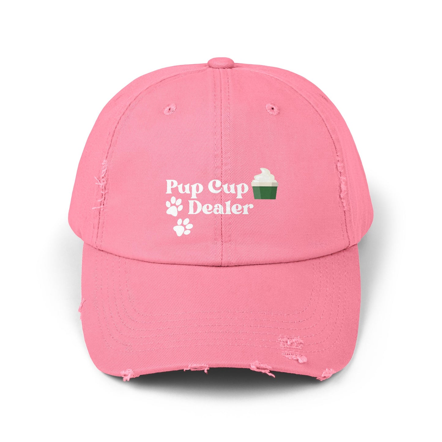 Pup Cup Dealer Distressed Cap